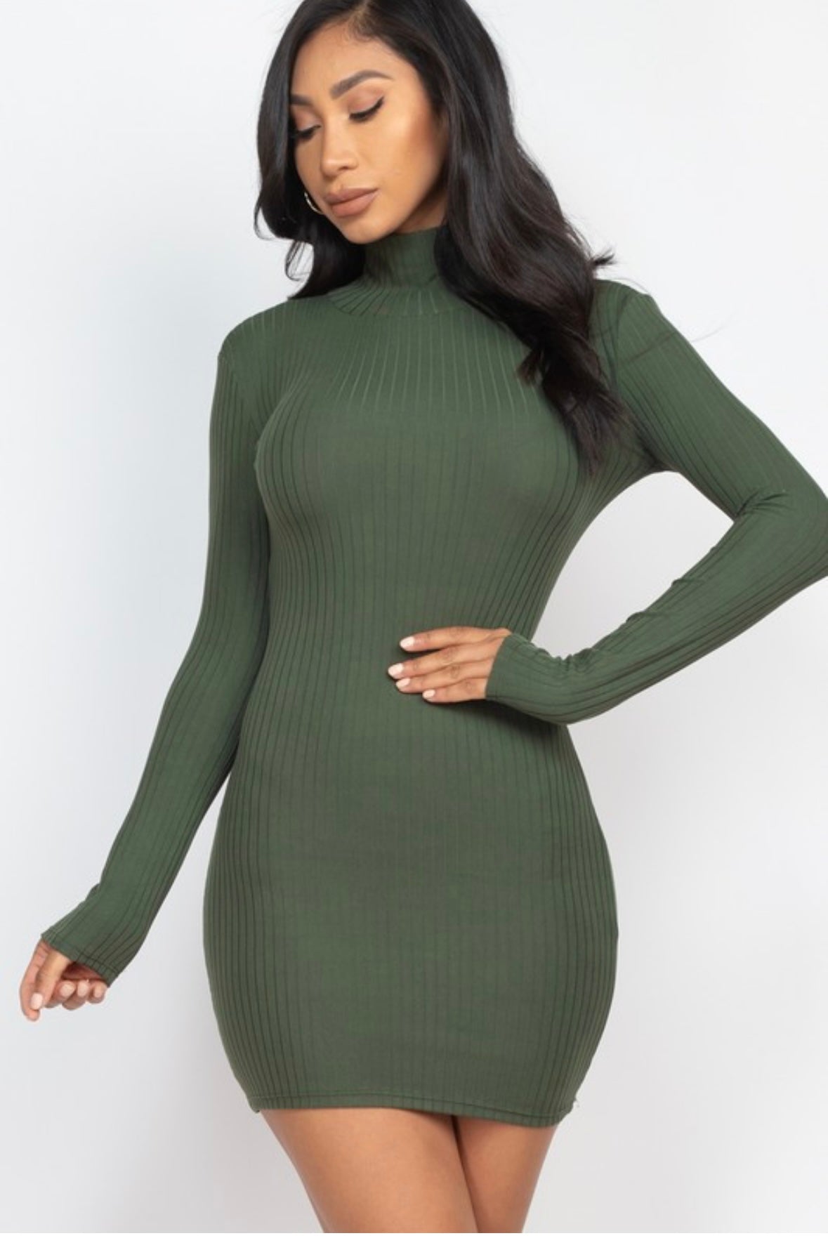 Mary Mock Neck Bodycon