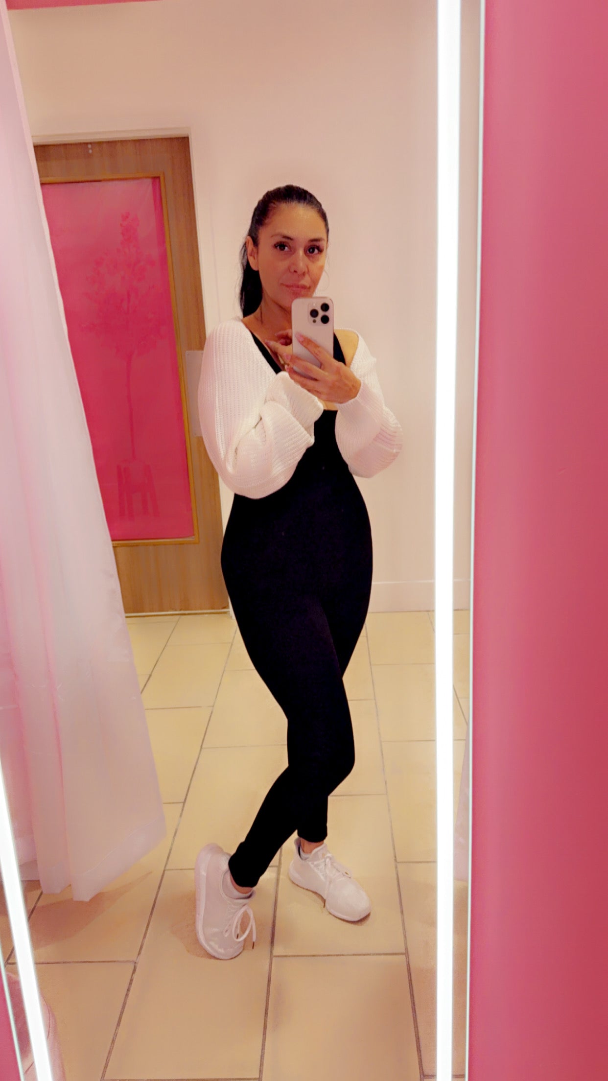 Ribbed Square Neck Jumpsuit