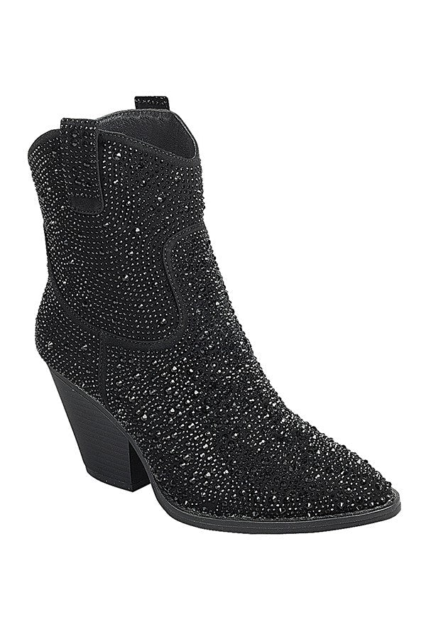 Lilly Rhinestone Boot - Docias boutique