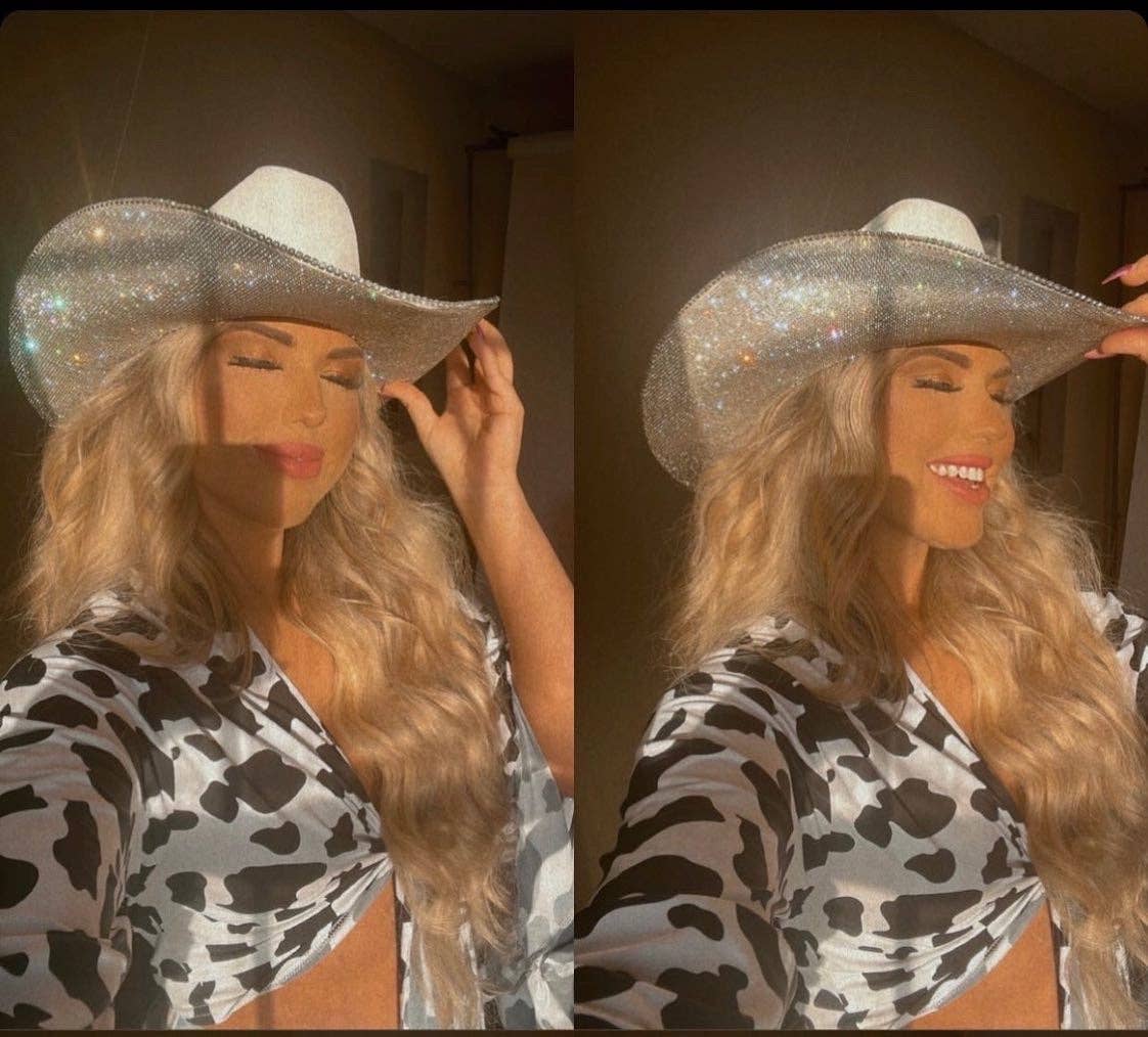 The original rhinestone cowgirl hat