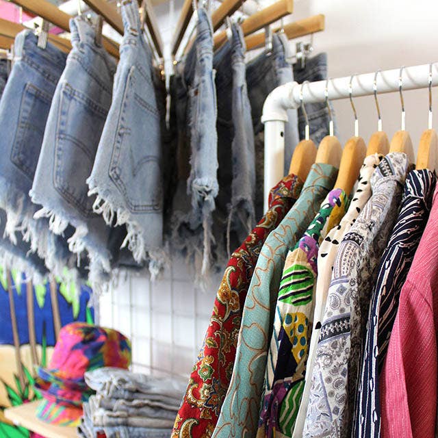 Low-Rise Upcycled Denim Cutoff Shorts - Frayed