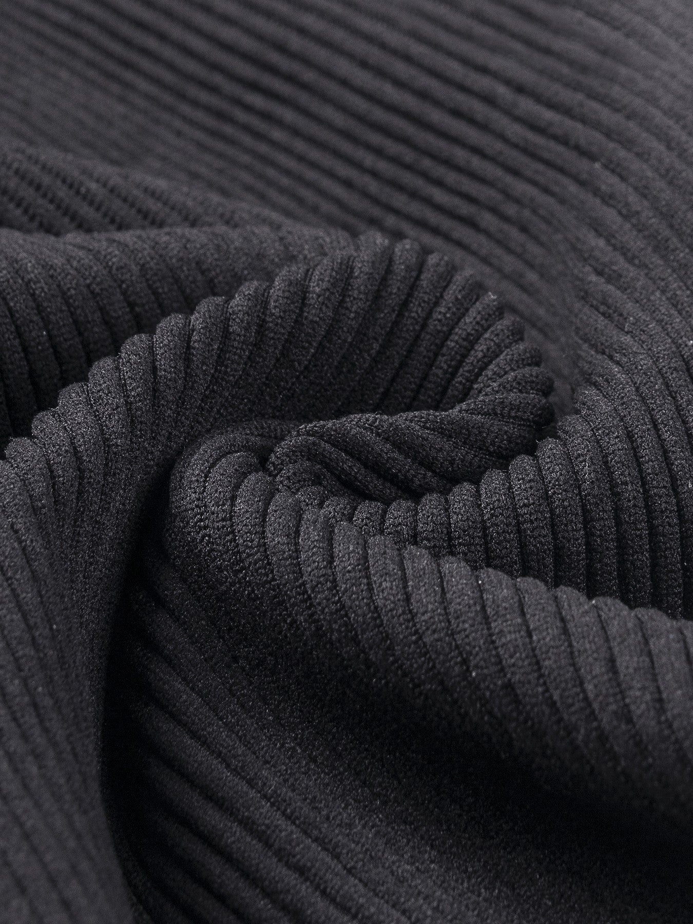 Seamless Zipper Front Long Sleeve Ribbed Jumpsuit