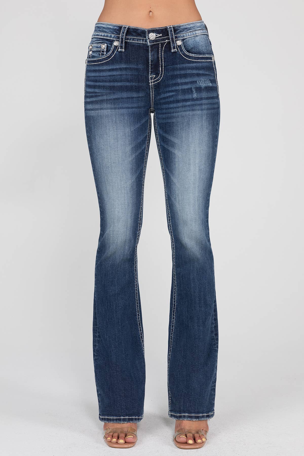 Mid-Rise Boot Miss Me Jeans